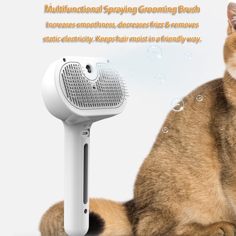 AquaPaws™ Self - Cleaning Dematting Comb with Mist Spray - Shyamji express
