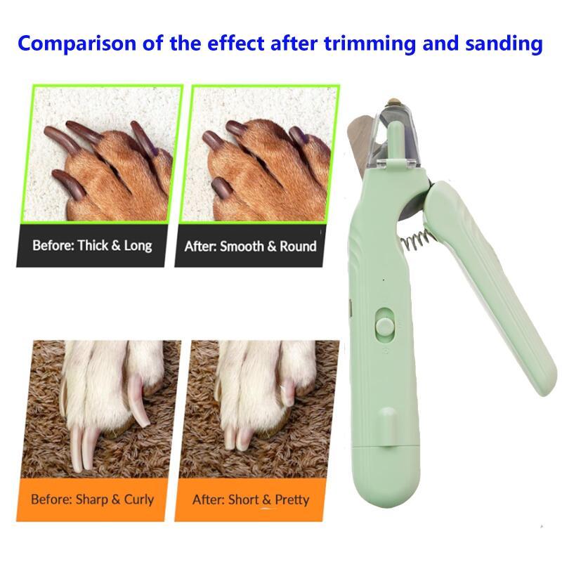 Tomsum™ LED Pet Nail Clipper with Safety Guard for Dogs & Cats - Shyamji express